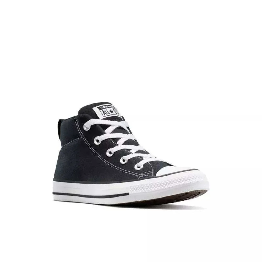 Big Boys Sneakers by Converse Black Mid Top Size 5.5 New With Tags